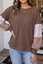 Load image into Gallery viewer, Fiona Colorblock Patchwork Shift Blouse
