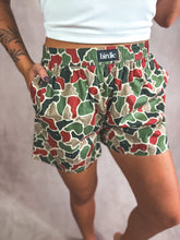 Load image into Gallery viewer, Mistletoe March Christmas Camo Shorts
